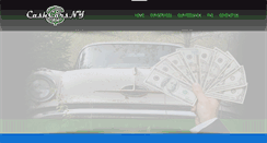 Desktop Screenshot of cashcarsny.com